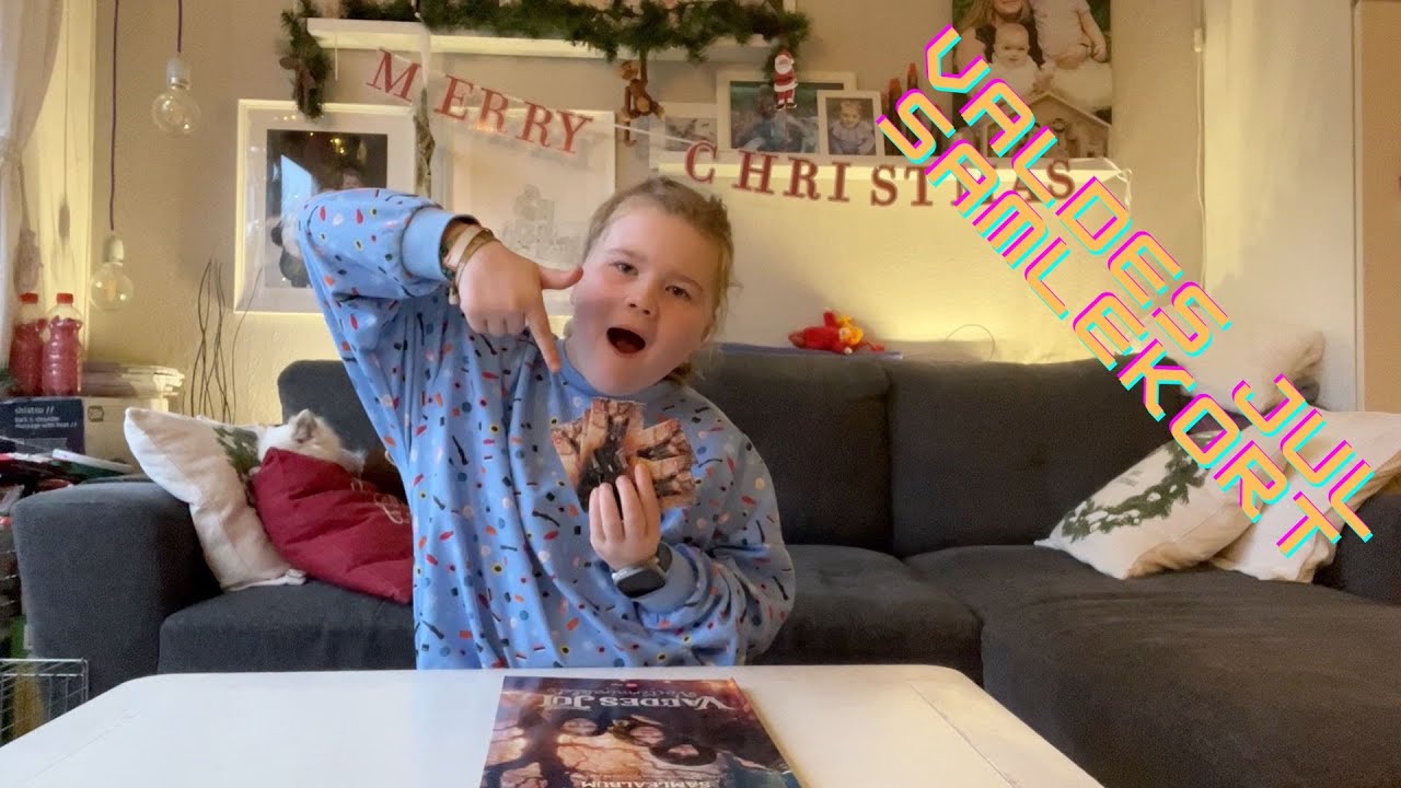 Jeg åbner Valdes Jul samlekort