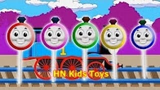 Thomas Train Lollipop Finger Family - Nursery Rhymes Lyrics And More - Hn Kids Toys