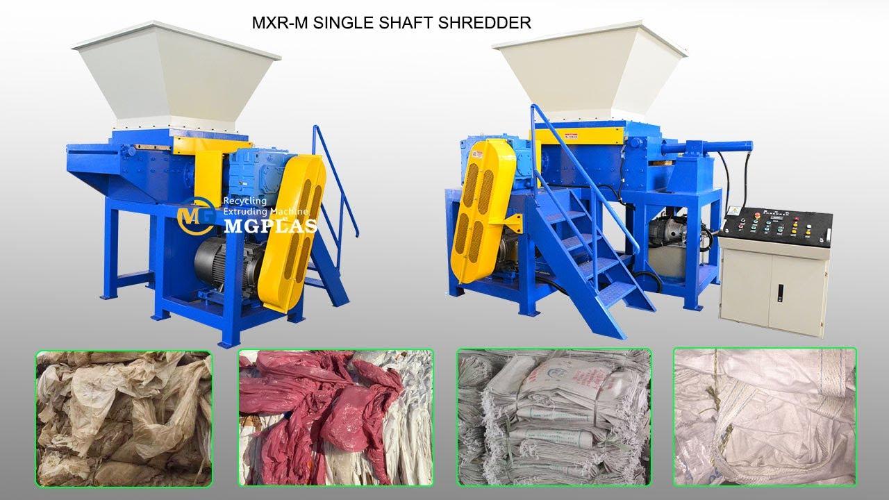 Máquina trituradora de bolsas jumbo PP Mexico Chile Argentina Brasil Peru Colombia