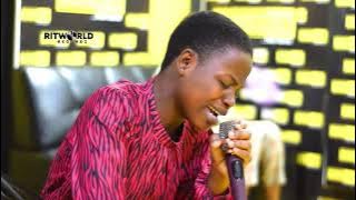 Freda Boateng Jnr. deep and touching song ministration at Boss FM - Oye Mmobro hunufo.