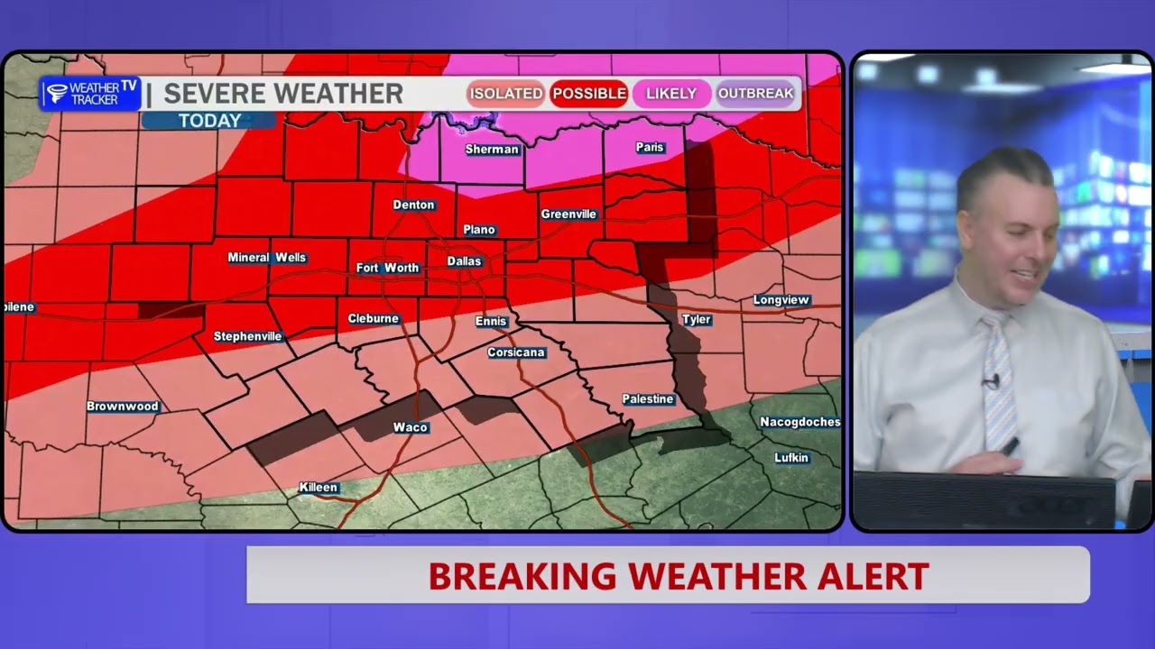 DFW WEATHER ALERT: Severe Storm Risk Returns Today North Texas Friday and Saturday