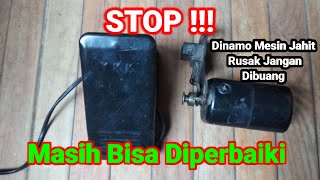 Cara Memperbaiki Dinamo Mesin Jahit Singer / Butterfly / YKK