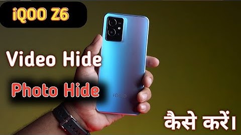Hide Photo in iqoo,How To Hide Photo And Video in Iqoo z6 5G,Iqoo z6 Hide Photo & Video keise kare