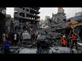 Gaza buildings flattened in Israeli strikes
