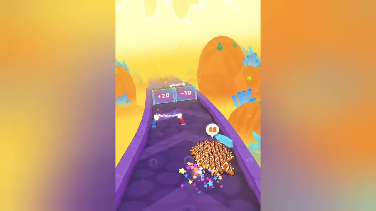 Fish Run 3D Gameplay - Fish Game Mobile \ fish run 3d: count master