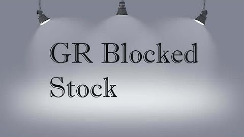 Gr blocked stock Possibilities
