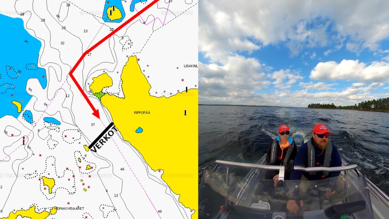 Oliko Inarijärvellä tosiaan vedetty verkot veneväylän yli? Erikoinen tilanne.