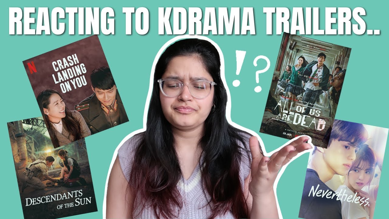 REACTING TO FAMOUS KDRAMA TRAILERS for the first time | ANVI VIJH