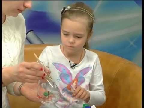 Ваза со стрекозами glasar