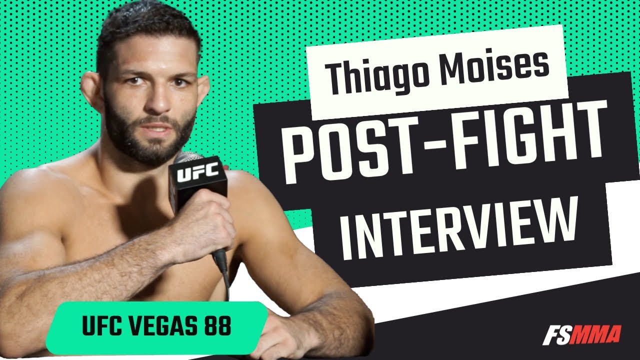 Thiago Moises explains Dan Hooker callout after dominating