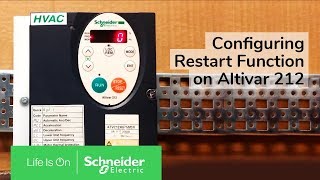 Configuring Automatic Restart Function on Altivar 212 | Schneider Electric Support