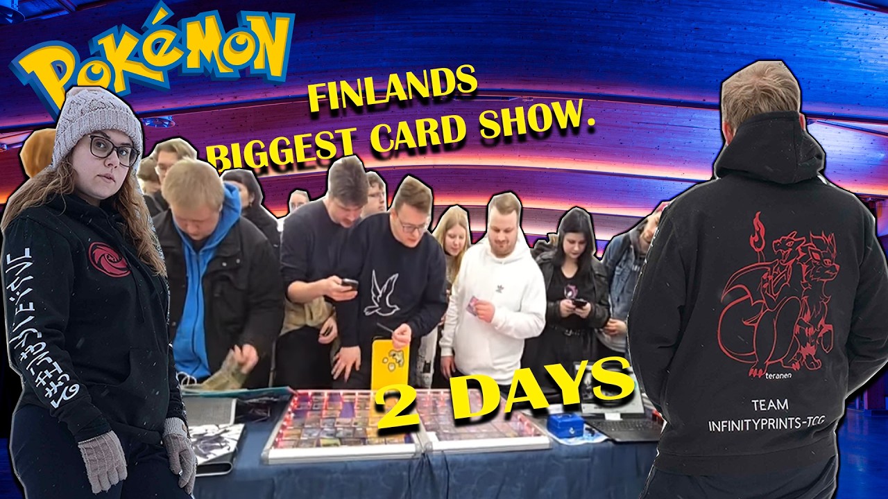 🔥 INSANE Pokémon TCG Pulls & Deals at Finland Card Expo MEGA | Järvenpää Pokémon Expo 2026! #pokemon