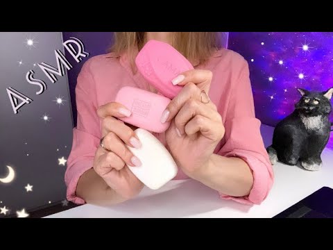 АСМР, МНООГО МЫЛА, шелестящие звуки и липкий шепот / ASMR sounds