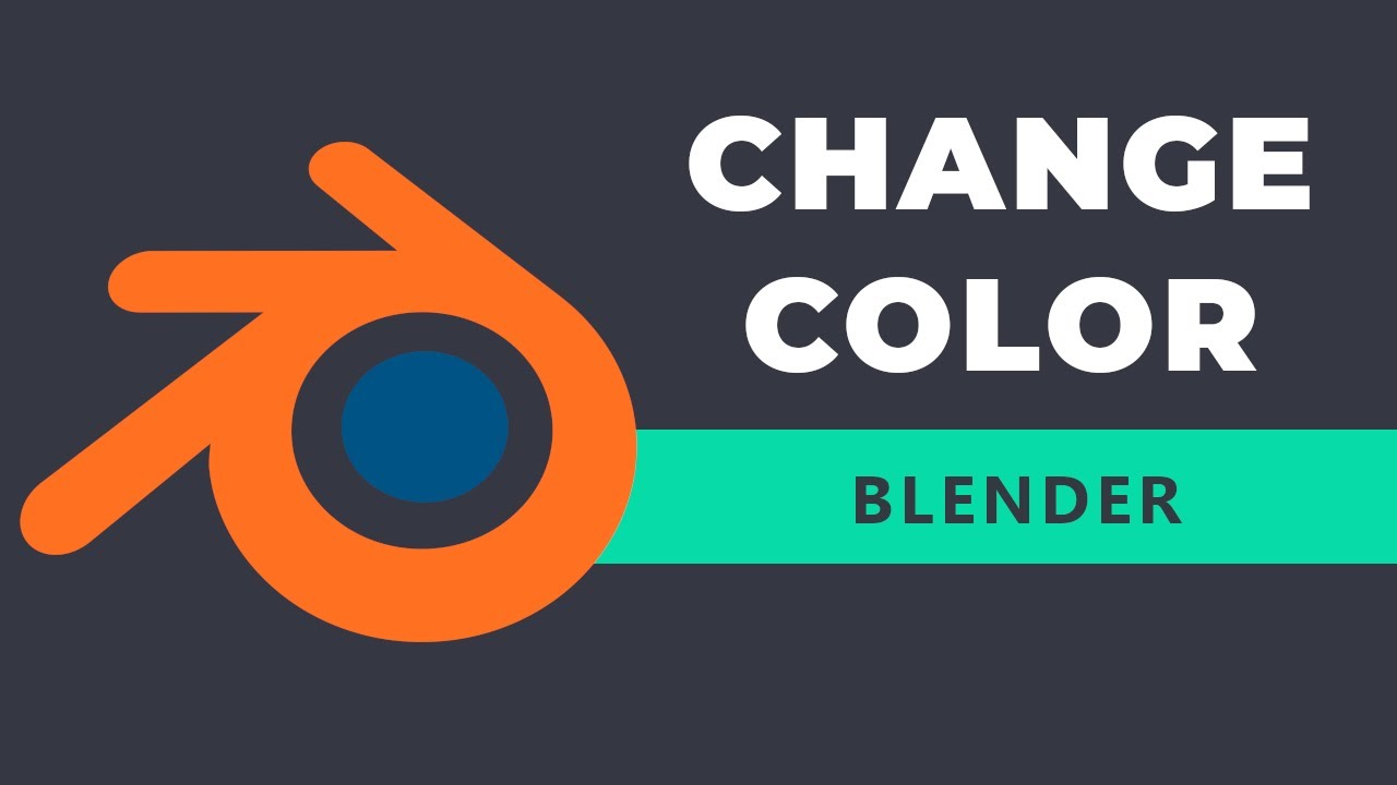 How to change object color in Blender | Blender 4.0 Tutorial - YouTube