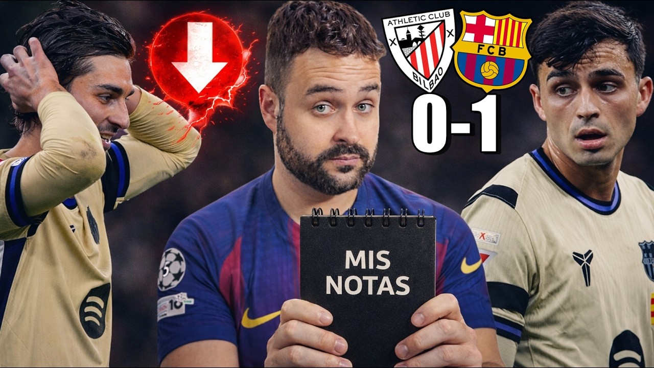 Las NOTAS del ATHLETIC 0-1 BARÇA ¡TRES 10 y DOS SUSPENSOS!