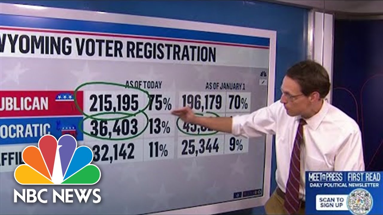 As Cheney Seeks Party-Switching Support, Democratic Registration Drops In Wyoming