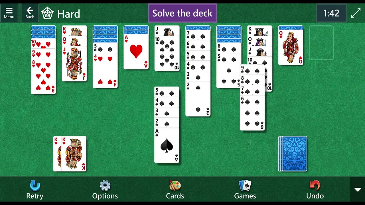 Microsoft Spider Solitaire 🕹️ Play on CrazyGames