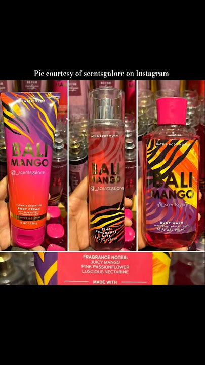 Bali Mango 🥭 #shorts #BathAndBodyWorks #balimango #sas #semiannualsale #fragrance #beauty
