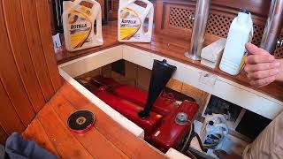 TRAWLER LIFE: Ford Lehman 120 Main Oil Change Monk 36