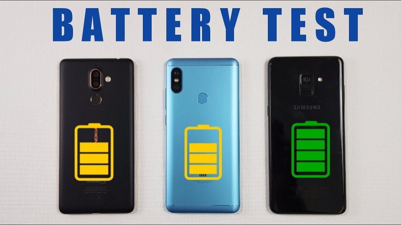 Nokia 7 Plus vs Redmi Note 5 Pro vs Samsung A8+ Battery Test Comparison !