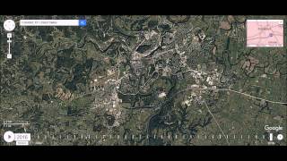 Frankfort, Kentucky - Urban Sprawl Time Lapse