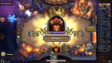 Hearthstone Dungeon run with Warrior vs. Azari the Devourer