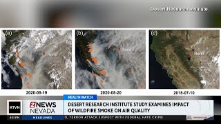 Desert Research Institute releases report on wildfire smoke's affect on air quality