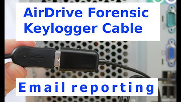 AirDrive Forensic USB Keylogger Cable Pro Email Reporting