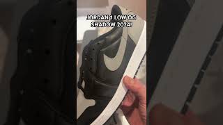 AIR JORDAN 1 LOW OG SHADOW 2024 LEATHER IS INSANE!