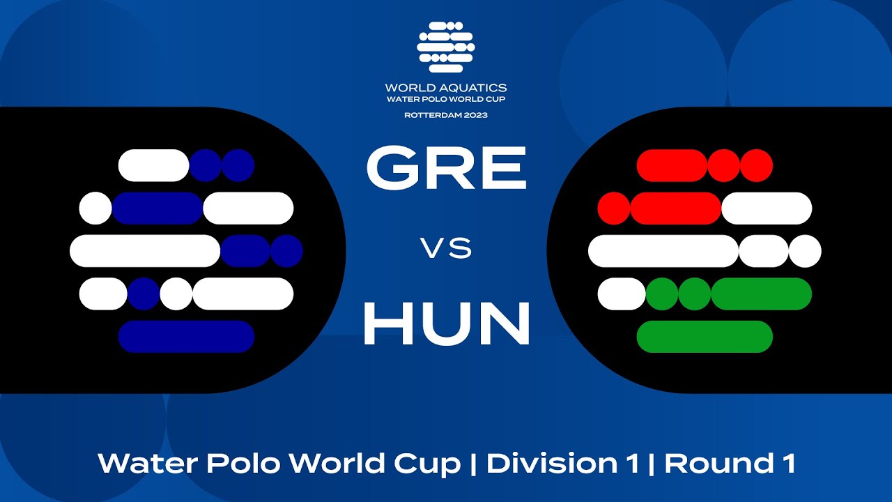 Greece vs Hungary soccer players competing at Agia Sophia Stadium