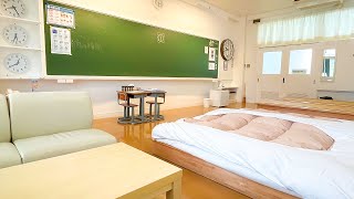 Staying at Japanese Elementary School🏫🎒 | Michi no Eki Hota Elementary School