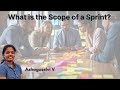 What is the scope of a sprint