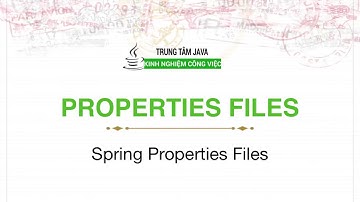 Spring MVC 17 - Đọc properties file trong Spring MVC
