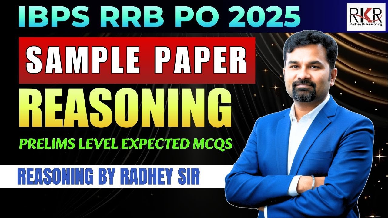 IBPS RRB PO 2025 Reasoning Live Mock Test Paper | Live From Offline ...