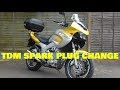 Yamaha TDM 850 4TX spark plug change