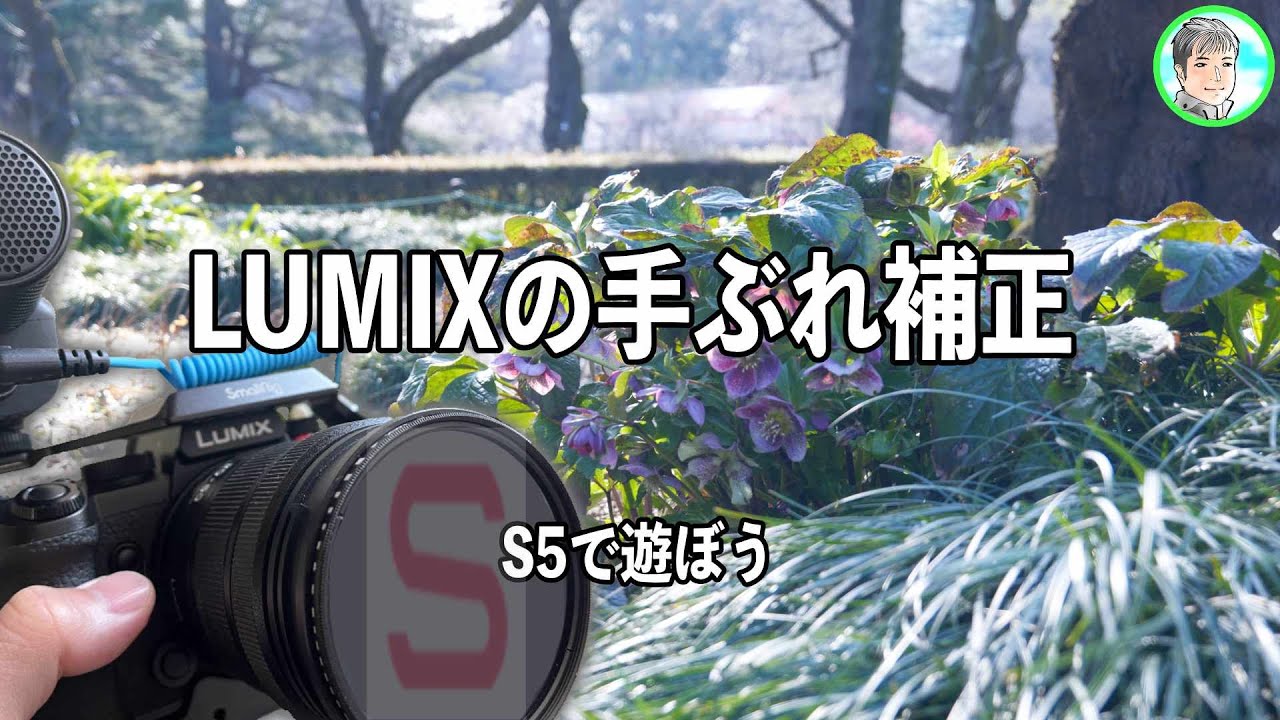 159日【手ぶれ補正の効き】LUMIX S5 で比較撮影【早春の新宿御苑を散歩