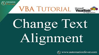 Change Text Orientation in VBA | Excel VBA Tutorial in Hindi