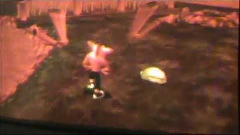 Crash Twinsanity Glitches: Worm stuck in the ground
