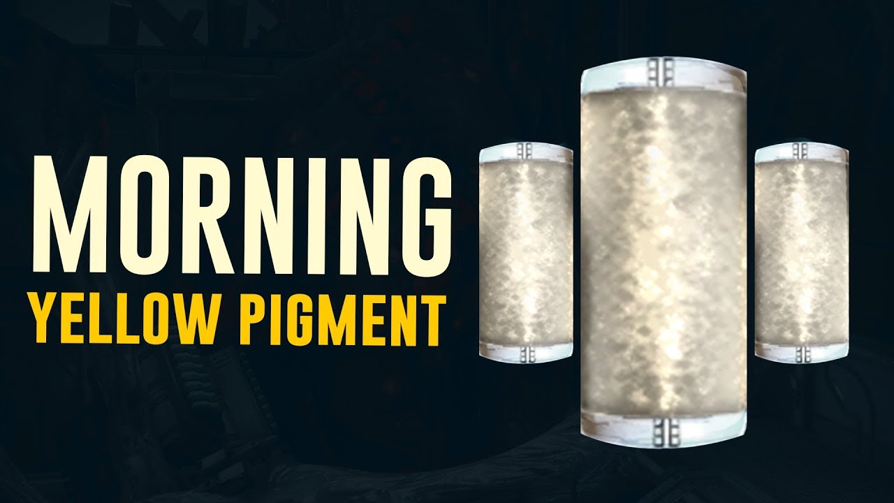 Morning Yellow Pigment Farm: Dojo Colors (Warframe)