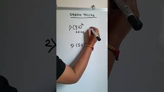 Square Trick se Maths ho jayega super fast📚Ab bade numbers ka square nikalo seconds me#maths #tricks