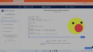 Bonus Resizing with variables Khan Academy Walkthrough