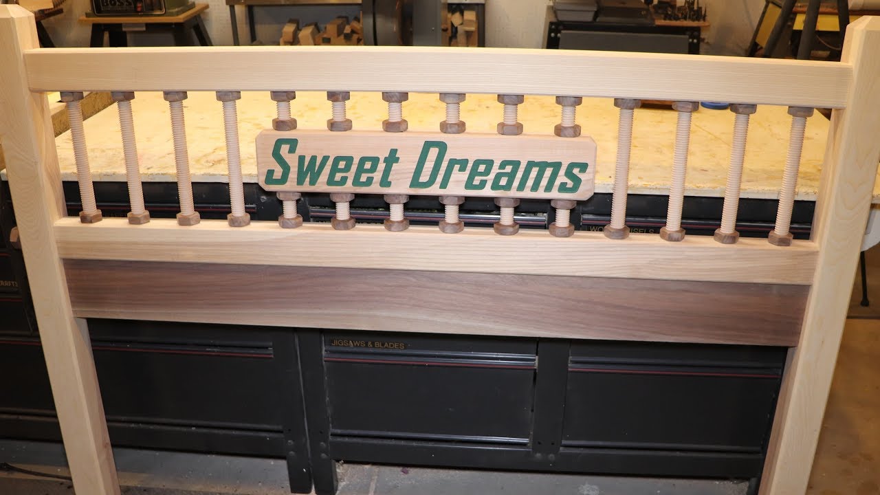 Building An Industrial Look Headboard Part 2 YouTube