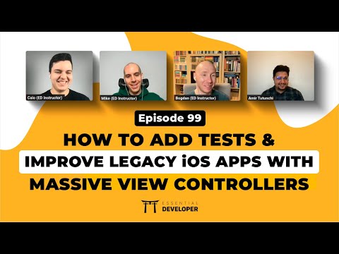 How senior iOS devs test & refactor legacy code with Massive View Controllers | Live Dev Mentoring