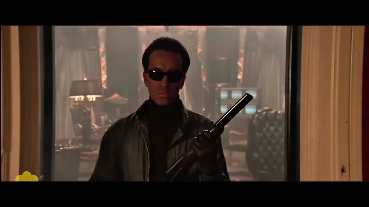 final scene of scarface but with the song baby blue (spoilers) 