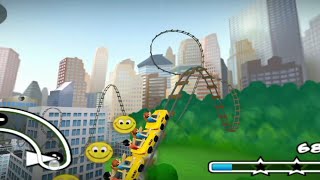 3D Rollercoaster Rush New York | Map 2 - Level 34