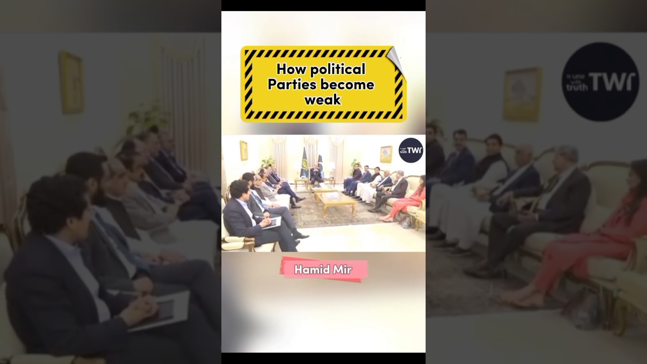 Part 1|How political parties became weak in Pakistan| Hamid Mir 