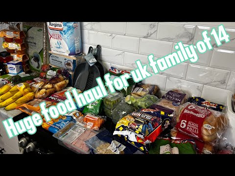 HUGE GROCERY FOOD HAUL SAHM SEPTEMBER 2025 226 TESCO FOOD HAUL 