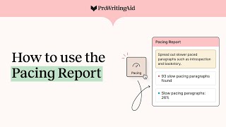 How to use the Pacing Report