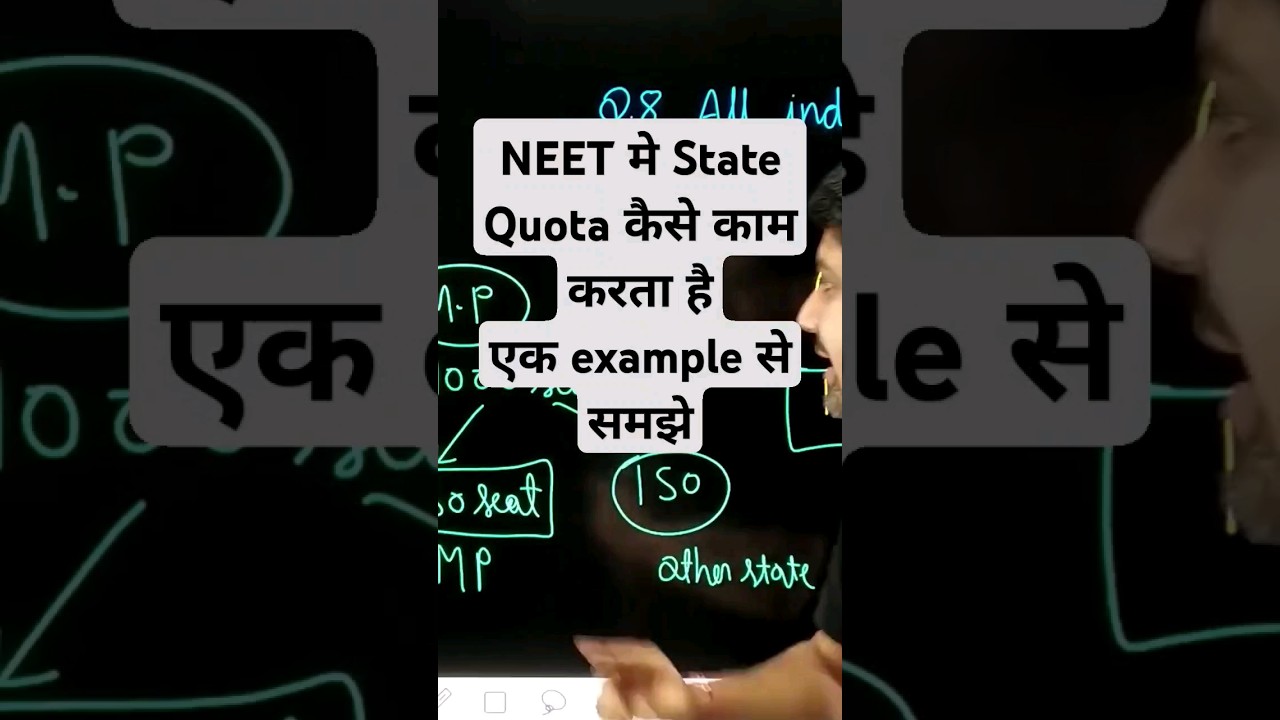What is the 85℅ state quota in NEET 🤔🤔 