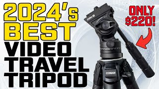 2024 Best Video Travel Tripod: Coman Light H Travel Tripod Review